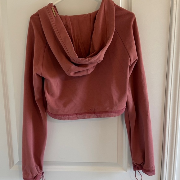 Pink Gymshark Whitney Cropped Hoodie - Picture 5 of 6